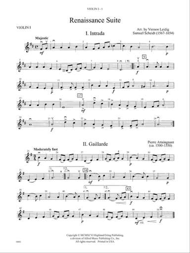 Classics for Contest: 1st Violin