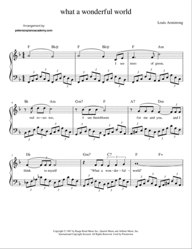 What A Wonderful World