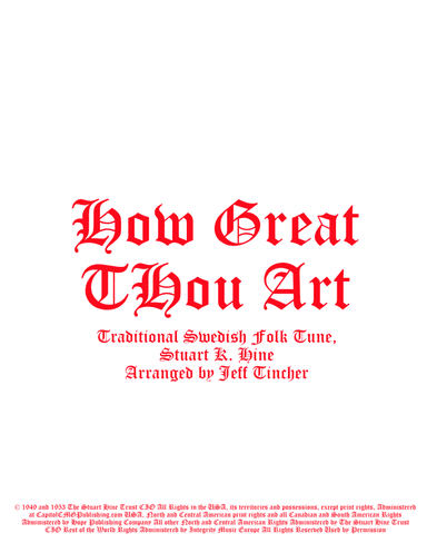 How Great Thou Art