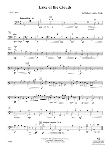 Lake of the Clouds: String Bass