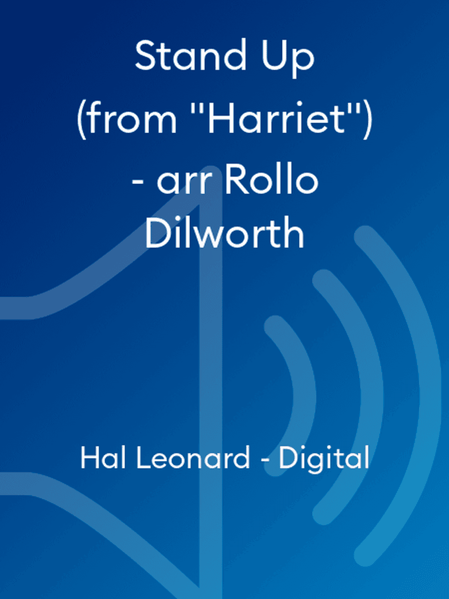 Stand Up (from "Harriet") - arr Rollo Dilworth