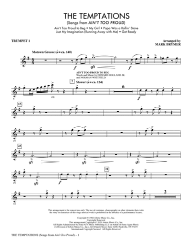 The Temptations (Songs from Ain't Too Proud) (arr. Mark Brymer) - Trumpet 1