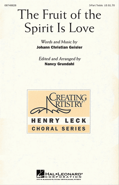 The Fruit of the Spirit Is Love