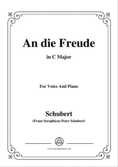 Schubert-An die Freude,Op.111 No.1,in C Major,for Voice&Piano