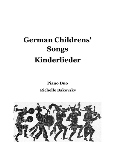 R. Bakovsky: German Childrens' Songs for Piano Duet