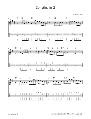 Sonatina in G - L. v. Beethoven