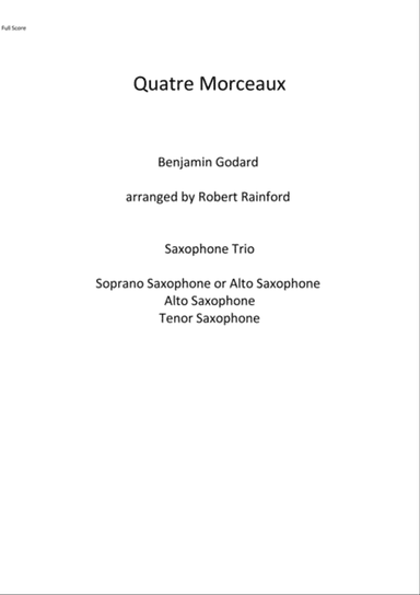 Quatre Morceaux