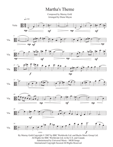 Martha's Theme