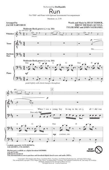 Run (arr. Jacob Narverud)