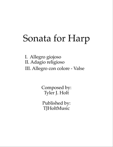 Sonata for Harp, Op. 17