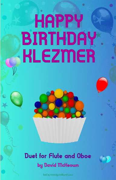 Happy Birthday Klezmer, for Flute and Oboe Duet