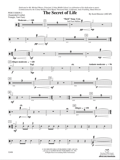The Secret of Life: 2nd Percussion
