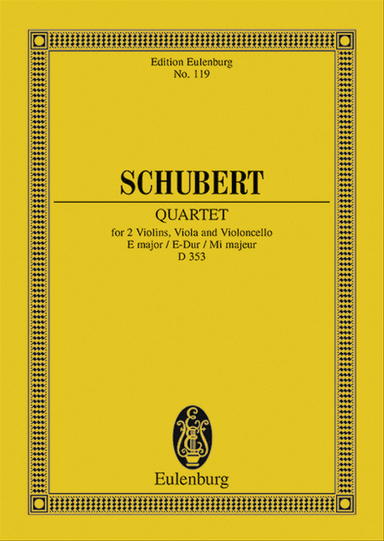 String Quartet E major
