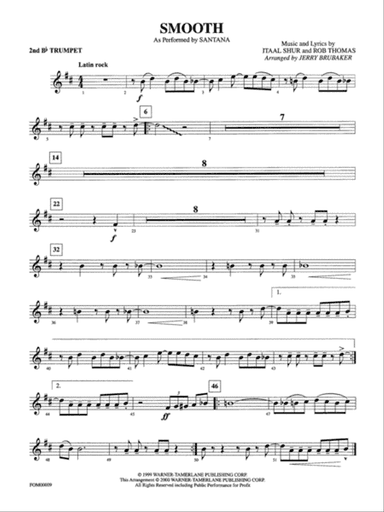 Smooth: 2nd B-flat Trumpet