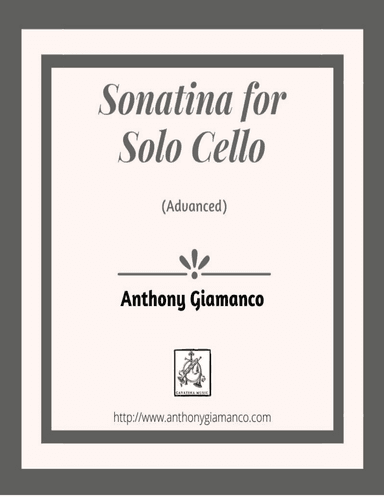 Sonatina for Solo Cello