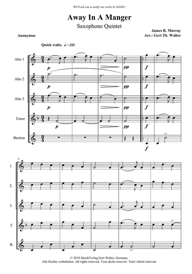 Away In A Manger (1st. version)