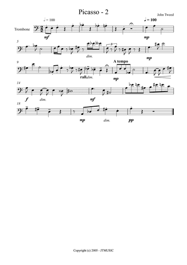 Picasso 2 for Trombone