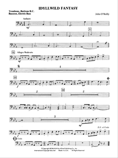 Idyllwild Fantasy: 1st Trombone