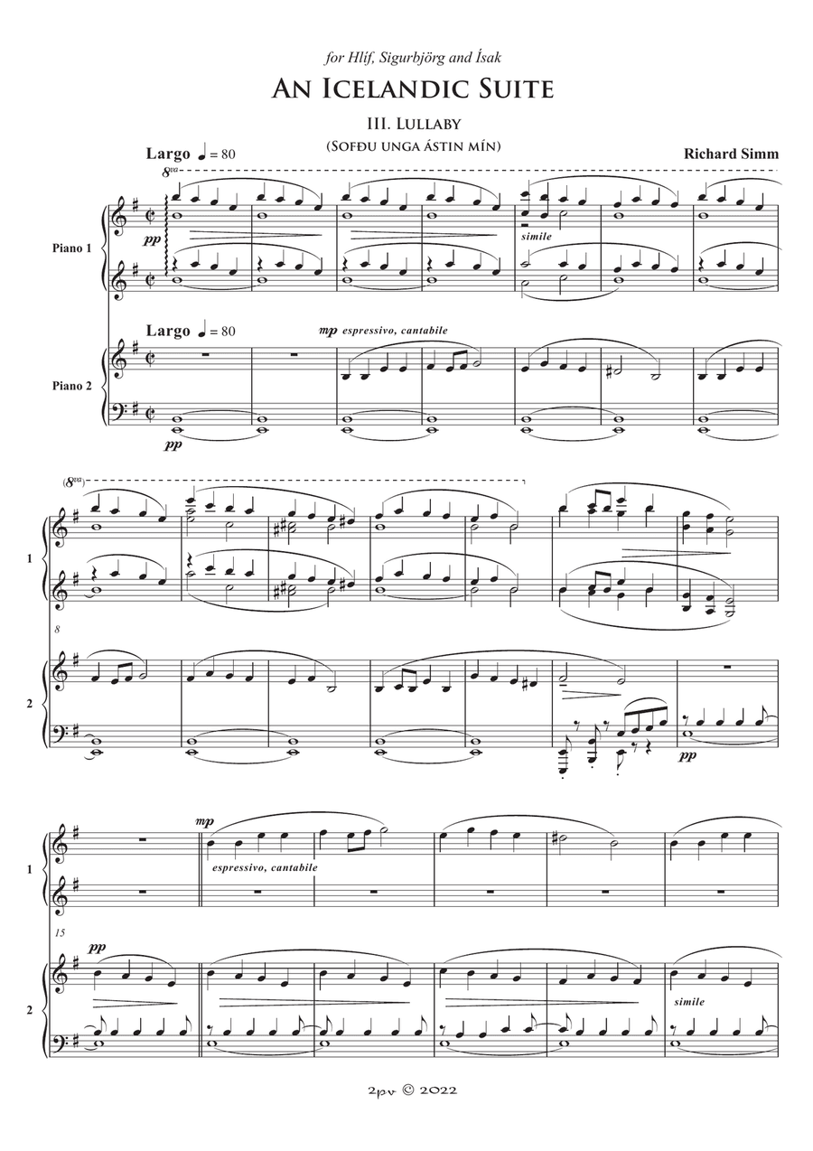"Lullaby" from An Icelandic Suite