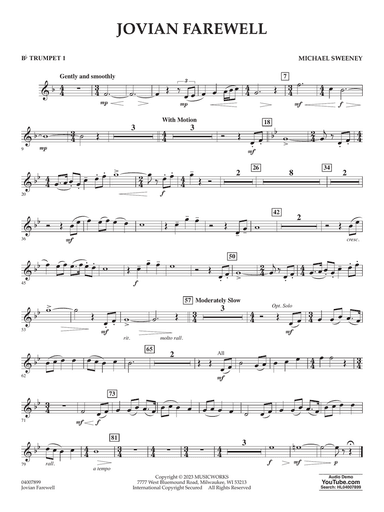 Jovian Farewell - Bb Trumpet 1
