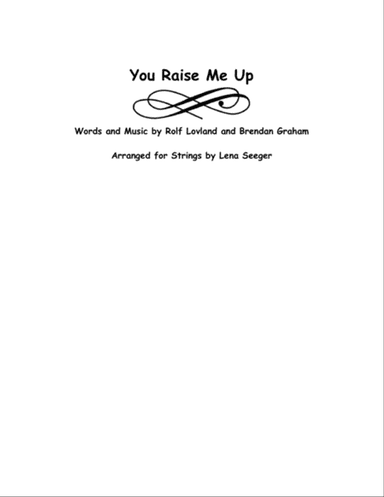You Raise Me Up