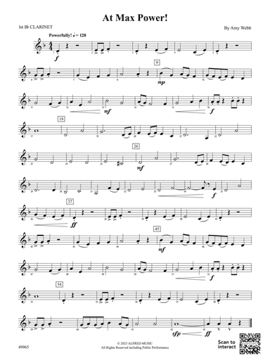 At Max Power!: 1st B-flat Clarinet
