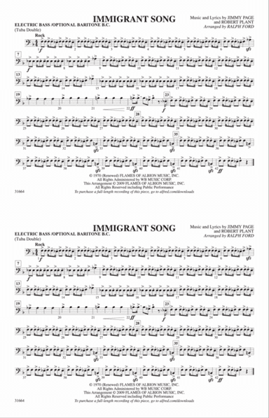 Immigrant Song: Electric Bass