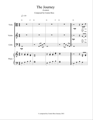 The Journey (Lenten) - strings and piano
