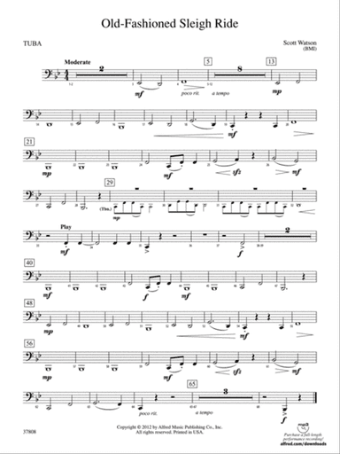 Old-Fashioned Sleigh Ride: Tuba