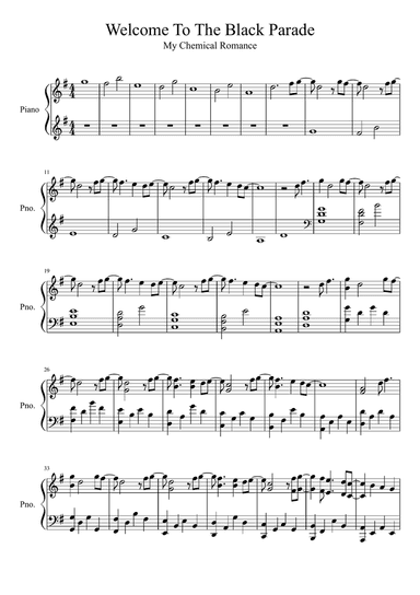 Welcome to the Black Parade