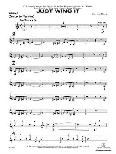 Just Wing It: 1st F Horn