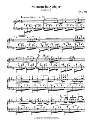 Nocturne in D Flat Major, Op.27 No.2