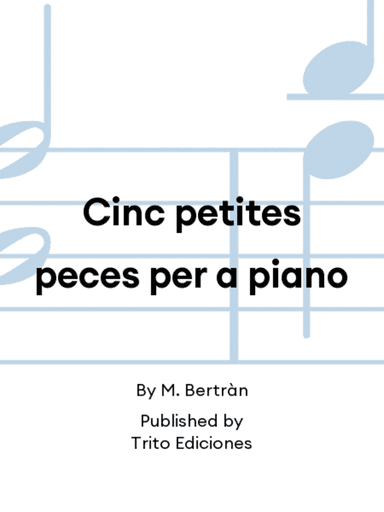 Cinc petites peces per a piano