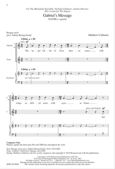 Gabriel's Message (Downloadable)