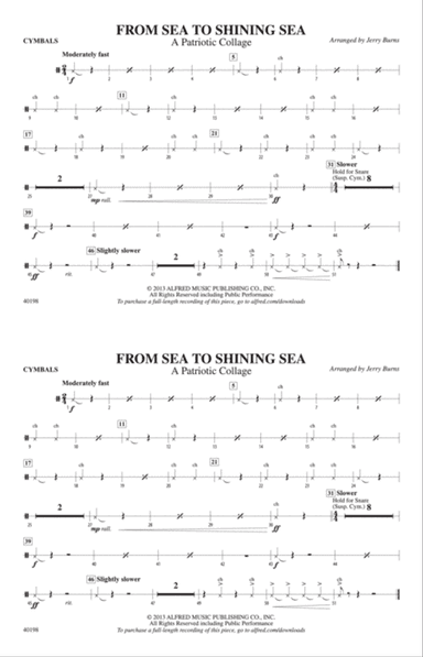From Sea to Shining Sea: Cymbals