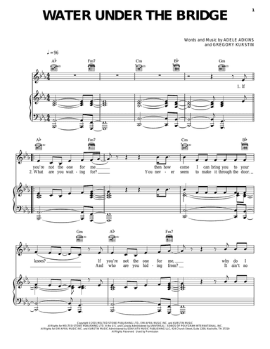 Water Under The Bridge