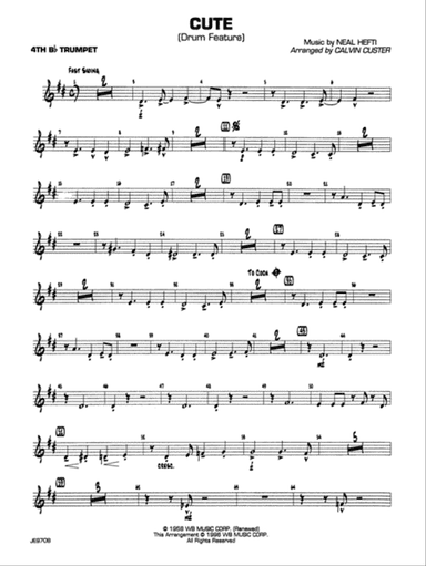 Cute: 4th B-flat Trumpet
