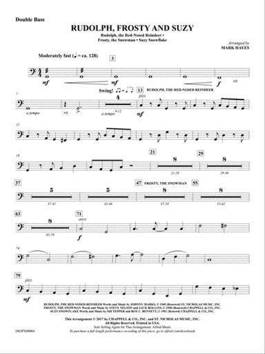 Rudolph, Frosty, and Suzy: String Bass