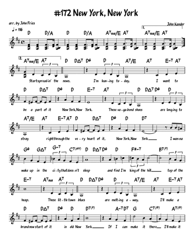 Theme From "New York, New York"