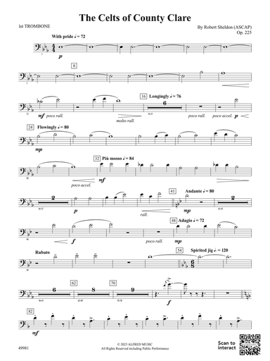 The Celts of County Clare: 1st Trombone