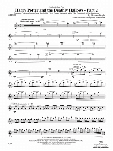 Harry Potter and the Deathly Hallows, Part 2, Symphonic Suite from: Flute