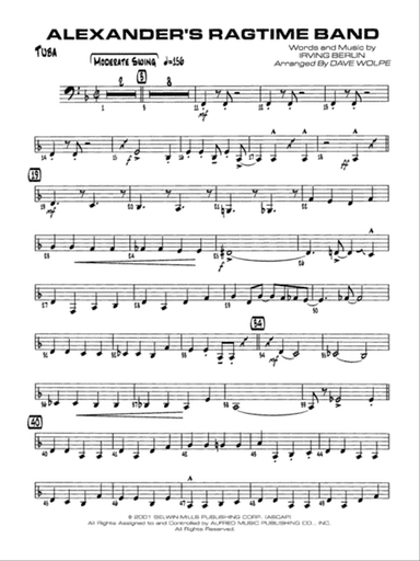 Alexander's Ragtime Band: Tuba
