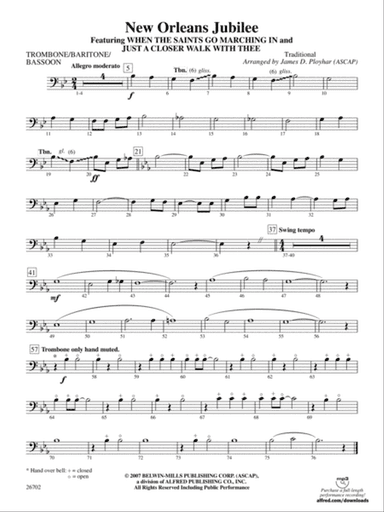 New Orleans Jubilee: 1st Trombone