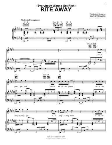 (Everybody Wanna Get Rich) Rite Away