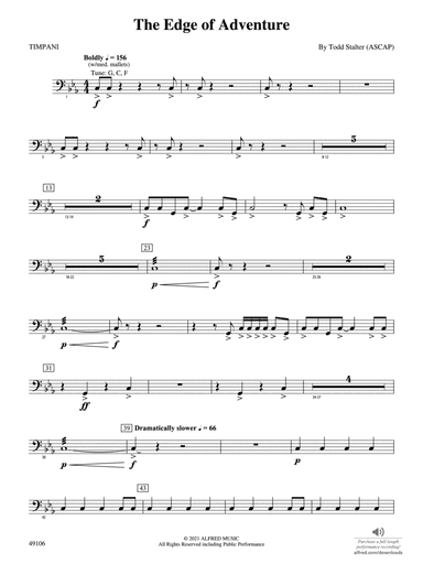 The Edge of Adventure: Timpani