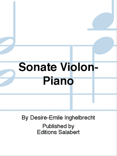 Sonate Violon-Piano