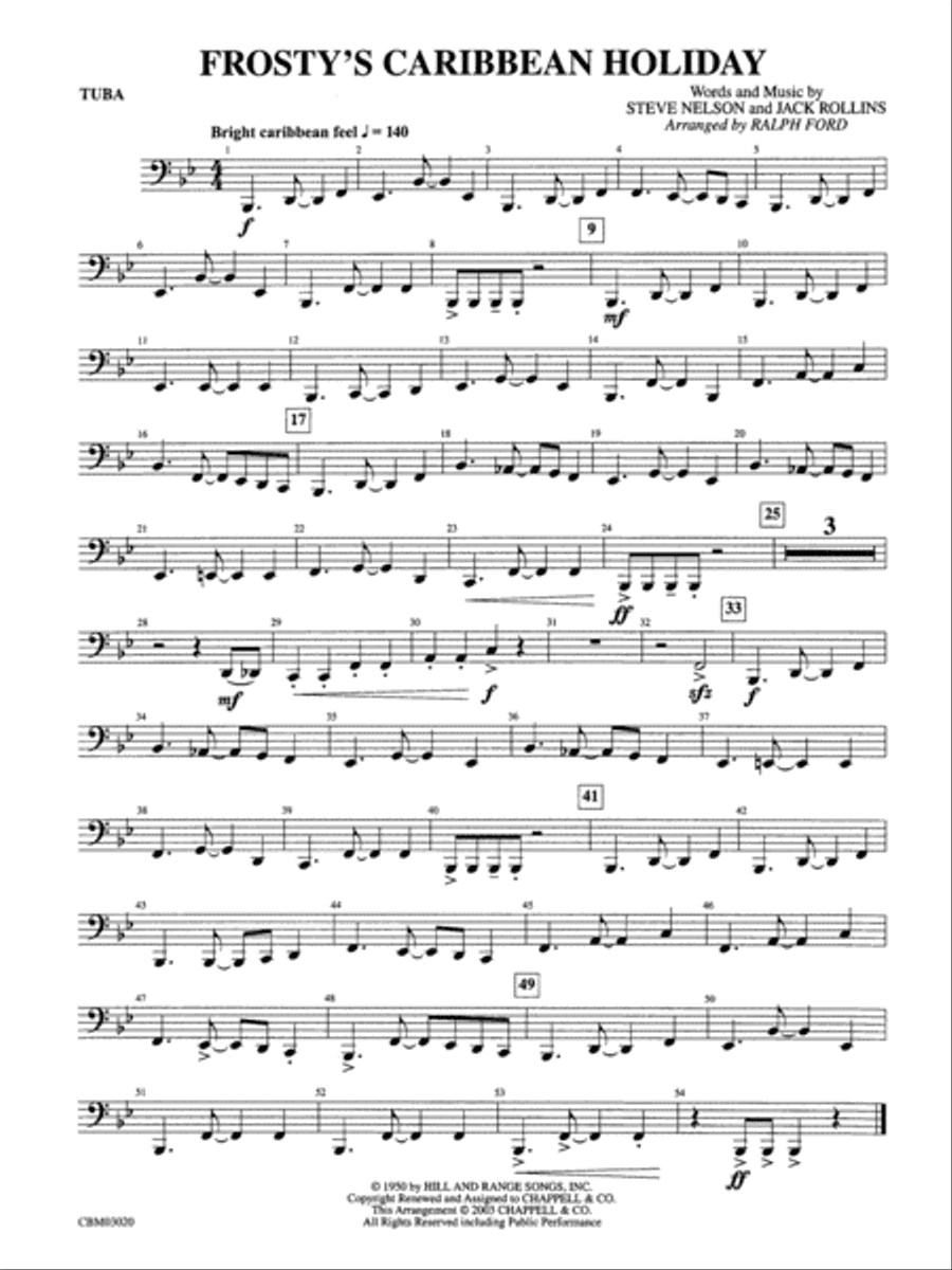 Frosty's Caribbean Holiday: Tuba