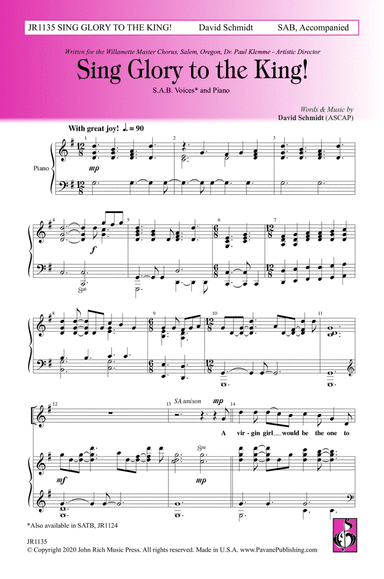 Sing Glory To The King
