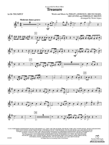 Treasure: 1st B-flat Trumpet