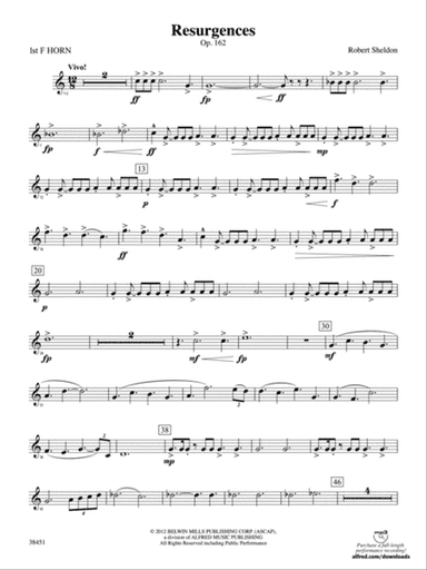 Resurgences: 1st F Horn